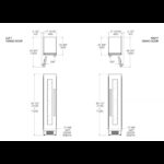 Bertazzoni wc455blx2t cave à vin encastrable 45 cm inox + 901557 - Image 2