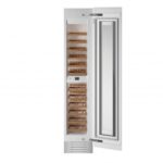 Cave à vin encastrable Bertazzoni wc455brp2t 45 cm avec panneau