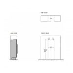 Bertazzoni wc605brx2t cave à vin encastrable 60 cm inox h 212 cm + 901557 - Image 5
