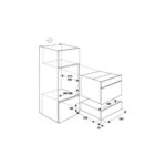 Bertazzoni wd60z tiroir chauffant 60 x 12 cm zinc - Image 4