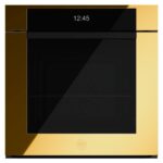 Four vapeur pyrolytique encastrable Betazzoni fmod6117ctg3 60 cm, finition miroir or