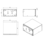 Tiroir chauffe-plats multiple intégré Bora MS290, hauteur 29 cm - Image 4