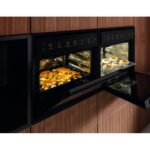 Four vapeur professionnel encastrable Bora xbo 60 cm avec façade en verre noir - Image 4