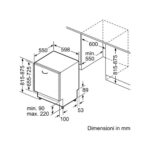 Lave-vaisselle encastrable Bosch smh4hvx00e série 4 totalement caché - Image 5