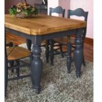 Brunello table extensible en bois massif avec pieds tournés - Image 3