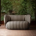 Canapé 2 places Ferm Living Rico Louisiana 150 cm sable - noir - Image 2