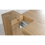 Conarte   Table moderne bois de chêne massif extensible fabriqué à la main - Image 5