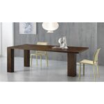 Conarte   Table moderne bois de noyer artisanal - Image 2