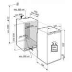 Congélateur encastrable une porte Liebherr sifndi 4155 h 122 cm - Image 3