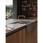 Robinet mitigeur de cuisine Vola KV1 - évier à double bec pivotant - Image 2