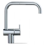 Robinet mitigeur de cuisine Vola KV1 - évier à double bec pivotant
