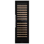 Dunavox dx-123.338db  Cave à vin h 177 cm verre noir