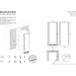 Dunavox dx-181.490dbk  Cave à vin h 183 cm verre noir - Image 5