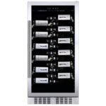 Dunavox dx-70.258ss  Cave à vin h 121 cm en acier inoxydable