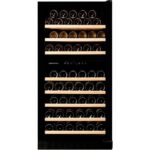 Dunavox dx-94.270dbk  Cave à vin 121cm verre noir