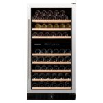 Dunavox dx-94.270sdsk  Cave à vin h 121 cm verre noir