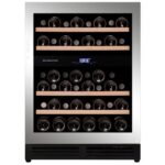 Dunavox flow-45  Cave à vin h 88 en acier inoxydable dauf-45.125dss.to