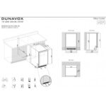 Dunavox flow-45  Cave à vin h 88 en acier inoxydable dauf-45.125dss.to - Image 3