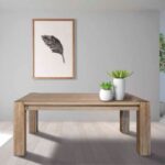 Econatural table extensible bois massif naturel - fabrication artisanale - Image 4