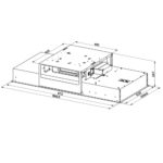 Faber air hub plafond hotte de plafond encastrable 120 cm acier inoxydable - Image 5