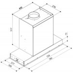 Faber hava hotte sous meuble encastrable 80 cm acier inoxydable - Image 2