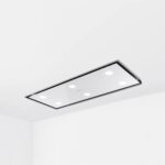 Faber paradis lumineux a120 g/wh kl hotte de plafond 120 cm verre blanc