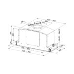 Faber in-night hotte sous meuble encastrable 70 cm acier inoxydable - Image 5