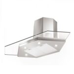 Faber Premio hotte d'angle 90 cm acier inoxydable - verre