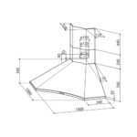 Faber solaris hotte d'angle 100 cm inox - Image 2