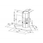 Faber Stilo hotte d'angle 100 cm en acier inoxydable - Image 3