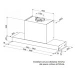 Faber ultra slim x kl a90 hotte encastrable sous meuble 90 cm - Image 2