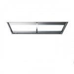 Falmec cloud hotte de plafond encastrable à led 140 cm acier inoxydable