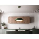 Falmec Vogue hotte îlot 90 cm acier vert - Image 2