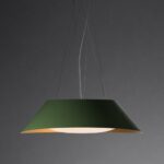 Falmec Vogue hotte îlot 90 cm acier vert