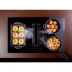 Falmec Zero Easy table de cuisson à induction filtrante avec hotte intégrée 85 cm vitrocéramique noire - Image 5