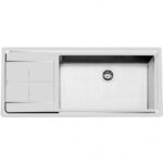 Foster 2211 051 évier vasque inox + égouttoir semi-affleurant 117 cm