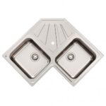 Foster 3303 060 évier d'angle + égouttoir 83 cm inox