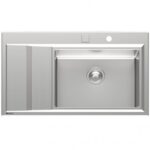 Foster 4500 051 Évier cuve droite Stripe + égouttoir inox 87 cm