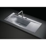 Foster 4500 052 Évier à gauche Stripe + égouttoir 87 cm inox - Image 3