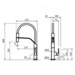 Foster 8425 100 Mitigeur de cuisine Milanello - Image 3