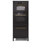 Four à colonne + cellule de refroidissement rapide + machine sous vide Ilve cstarsn 70 cm h 174 anthracite