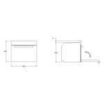 Four à micro-ondes encastrable Bertazzoni f457modmwlnc h 45 cm carbone - Image 2