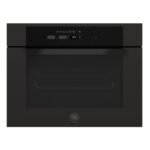 Four à micro-ondes encastrable Bertazzoni f457modmwlnc h 45 cm carbone