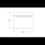Four à micro-ondes encastrable Bertazzoni fmod4053mlb1 h 45 cm noir - Image 2