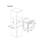 Four multifonction encastrable Franke Country fco 82 h avoine - Image 3