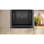 Four pyrolyse encastrable Neff b6avj7ag3 N50 60 cm noir - Image 4