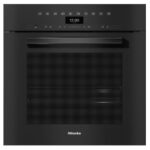 Four vapeur combiné encastrable Miele dgc 7465 hc Pro 60 cm verre noir