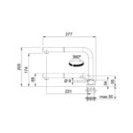 Franke Active Window Mitigeur de douche sous fenêtre + douchette chromée - Image 3