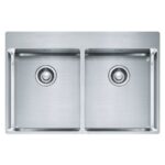 Franke Box bxx 220 36-36 tl Évier double cuve 77 cm acier inoxydable satiné