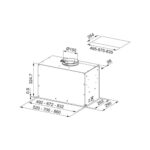 Franke Box Plus fbfp bk mat a70 hotte encastrable sous meuble 70 cm noir - Image 2